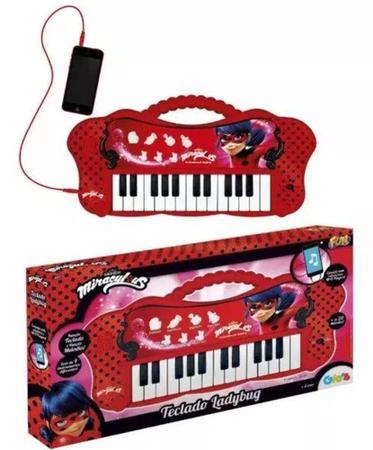 Teclado Infantil - Miraculous - Ladybug - Fun