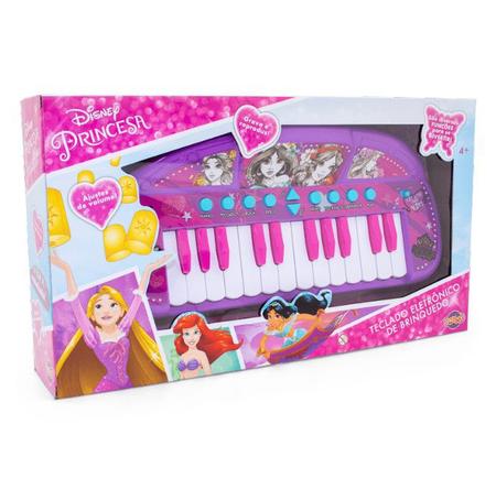 Piano Infantil Teclado Musical Frozen 2 Grava Reproduz Sons Toyng