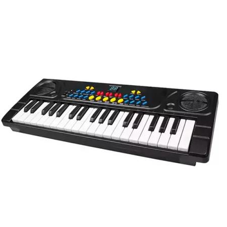 Teclado Infantil com 22 Musicas 37 Teclas e 54,5cm da DM TOYS