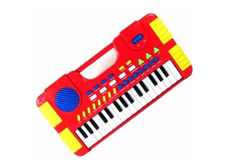 Teclado Piano Musical Infantil com Sons Eletrônicos 32 Teclas VERMELHO -  TOYS - Piano / Teclado de Brinquedo - Magazine Luiza