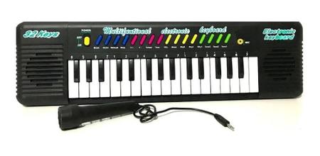 Teclado Infantil com 22 Musicas 37 Teclas e 54,5cm da DM TOYS - Piano /  Teclado de Brinquedo - Magazine Luiza