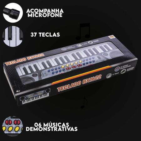 Teclado Infantil 37 Teclas Dm Toys Com Microfone - TRENDS