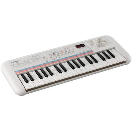 Teclado Yamaha infantil PSS-E30 branco - Tamborim de Ouro