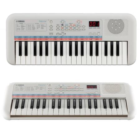 Teclado Yamaha infantil PSS-E30 branco - Tamborim de Ouro