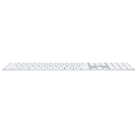 Imagem de Teclado Magic Keyboard Apple para Mac, Bluetooth, com Teclado Numérico e Conector Lightning, Padrão US, Prata - MQ052BZ/A