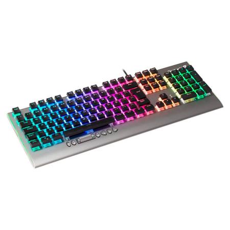 Imagem de Teclado Mecânico Gamer Fortrek Cruiser, RGB, Switch KRGD Crystal, ABNT2, Dark Grey - 70549