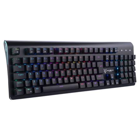 Imagem de Teclado Mecânico Gamer Husky Gaming Frost, Preto, Switch Óptico Blue, ABNT2, RGB - HGMO003