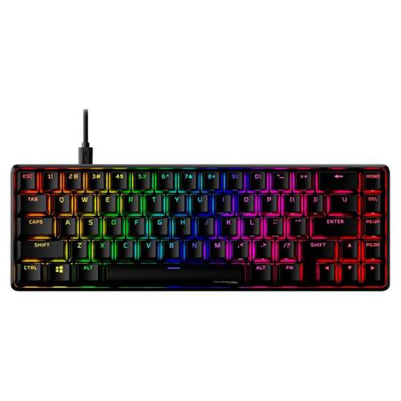 Imagem de Teclado Mecânico Gamer HyperX Alloy Origins 65, Switch RED,  Layout 65%, US, Preto - 4P5D6AAABA