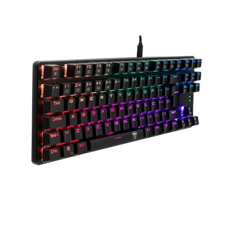 TECLADO USB GAMER MECÂNICO ANTI-GHOSTING LEDS RGB COMPACT II