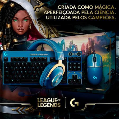 Teclado Mecânico Gamer Logitech G Pro League of Legends Edition G HUB  Padrão US Switch GX Brown RGB Lightsync 920-010533