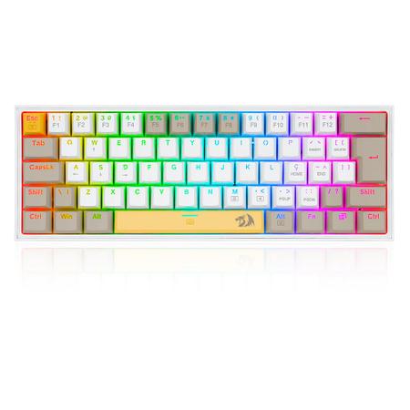 ciciglow Teclado mecânico para jogos com fio, 67 teclas RGB