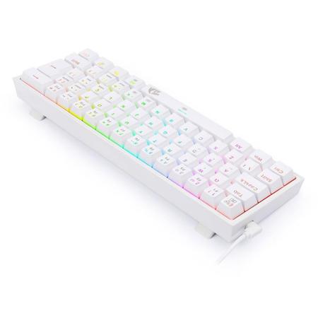 ciciglow Teclado mecânico para jogos com fio, 67 teclas RGB