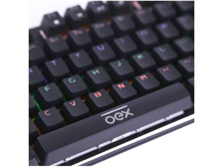 Imagem de Teclado Mecânico Gamer USB OEX Game