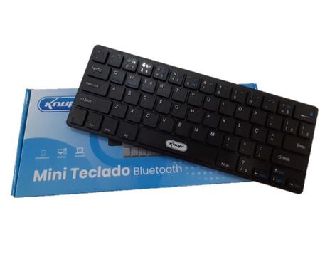 Imagem de Teclado mini bluetooth celular desktop pc notebook tablet smart tv kp-te109 preto