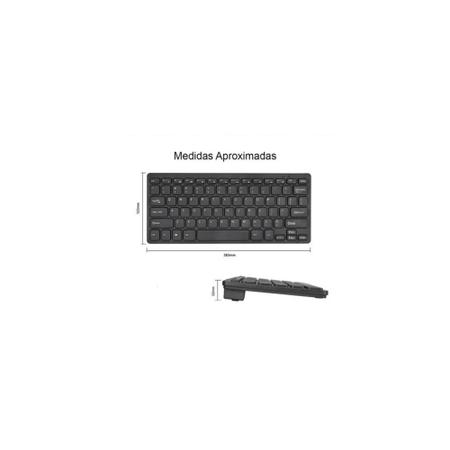 Imagem de Teclado mini bluetooth celular desktop pc notebook tablet smart tv kp-te109 preto