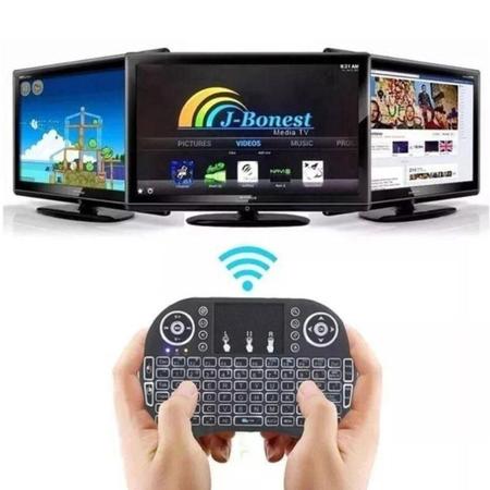 Imagem de Teclado Mini Keyboard Air Mouse Touch Tv  Sem Fio Smart