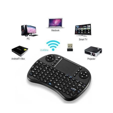 Imagem de Teclado Mini Keyboard Air Mouse Touch Tv  Sem Fio Smart