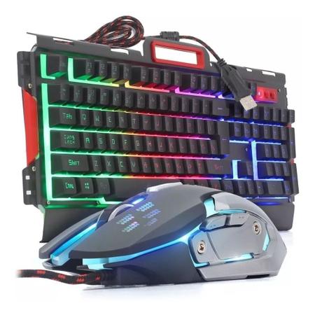 Imagem de Teclado+mouse Combo Gamer RGB Exbom BK-G3000