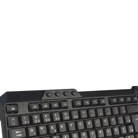 Imagem de Teclado + Mouse Sem Fio C3Tech K-W10BK Preto