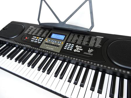 Imagem de Teclado Musical 61 Teclas HK 2106 - Visor Lcd + Fonte + Suporte Partitura + Microfone