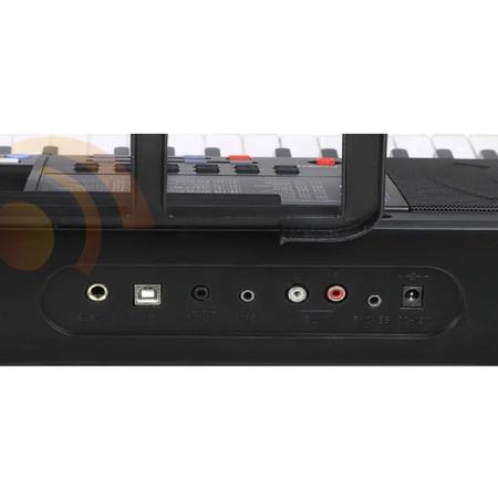Imagem de Teclado Musical 61 Teclas Sensitivas USB E MIDI Com Capa