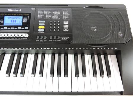 Imagem de Teclado Musical Arranjador 61 Teclas HK 812 - Profissional Sensitive - USB - LCD + Suporte Pedestal