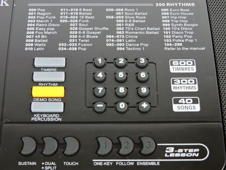 Imagem de Teclado Musical Arranjador 61 Teclas HK 812 - Profissional Sensitive - USB - LCD + Suporte Pedestal