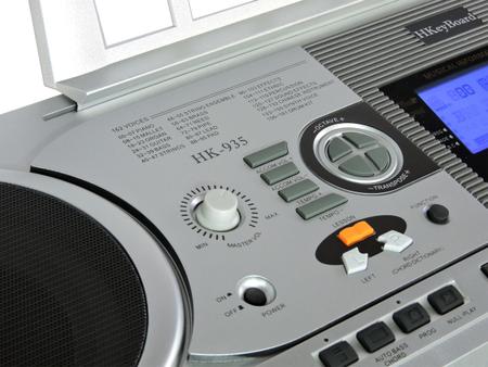 Imagem de Teclado Musical Arranjador 61 Teclas HK-935 Midi - Profissional Sensitive - USB - Visor Lcd + Fonte Bivolt + Suporte Partitura