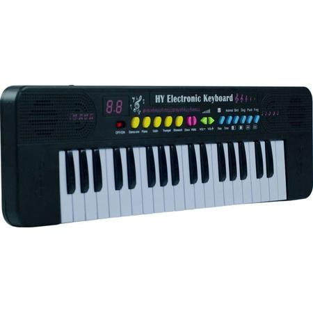 Teclado Eletronico Infantil C/ Microfone 37 Teclas 6 Musicas