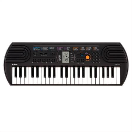 Teclado Musical Infantil Mini 44 Teclas Casio SA-77 Cinza - American  Musical e Magazine