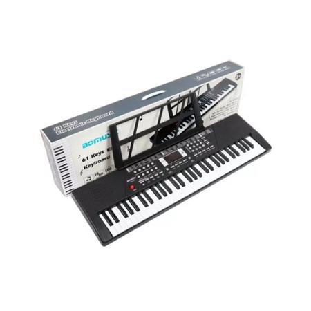 Teclado Musical semi-profissional infantil 61 teclas 72cm