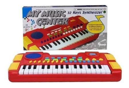 Teclado Musical Infantil Piano 8 Sons Instrumentos