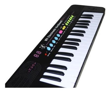 Teclado Musical Infantil C/ Microfone Musicas Tocar Cantar - MTM