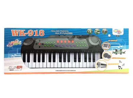 Betel Som - Teclado Musical Infantil Profissional com Microfone. Este  teclado é ideal para aprender a tocar, embora seja considerado brinquedo,  pode ser usado por qualquer pessoa sem limite de idade, pois