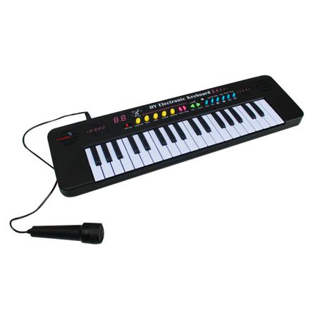 Teclado Musical Infantil C/ Microfone Musicas Tocar Cantar - MTM - Teclado  Infantil - Magazine Luiza