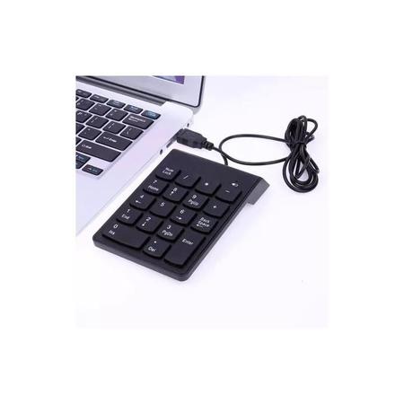 Teclado numérico universal usb com fio teclado numérico portátil pequeno  contabilidade financeira número silencioso teclado teclado