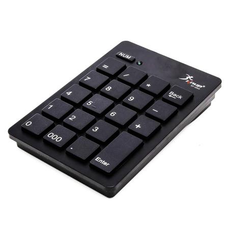 Mini Teclado Numérico Sem Fio Wireless - 19 Teclas