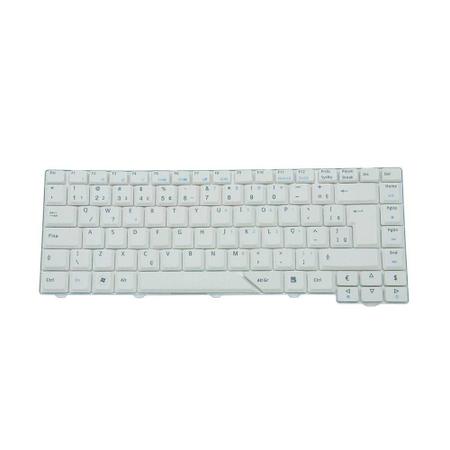 Imagem de Teclado para Notebook bringIT compatível com Acer Aspire 5920G  Branco ABNT2