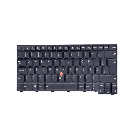 Imagem de Teclado para Notebook bringIT compatível com Lenovo ThinkPad Edge T440S  Preto ABNT2