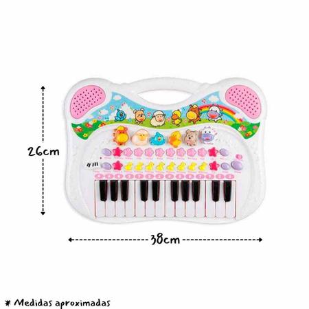 PIANO INFANTIL PIANINHO TECLADO MUSICAL BEBE CRIANÇA BRINQUEDO SOM