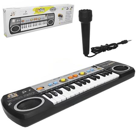 Teclado Piano Com Microfone Infantil Forte Infantil Original