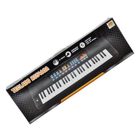 PIANO INFANTIL SINFONIA ESTILO PROFISSIONAL TECLADO MICROFONE