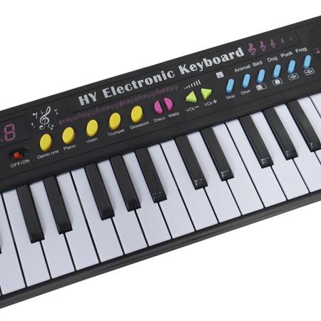 Eduland: Teclado Infantil Rock Star 37 Teclas com Banquinho · El