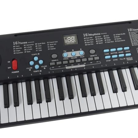 Teclado Piano Infantil Musical Rock Star 37 Teclas com Microfone e Banqueta  Importway Bw151 - BEST SALE SHOP