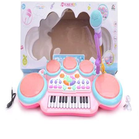 Piano infantil sinfonia estilo profissional teclado microfone karaoke mp3  menina rosa - MAKEDA - Piano / Teclado de Brinquedo - Magazine Luiza