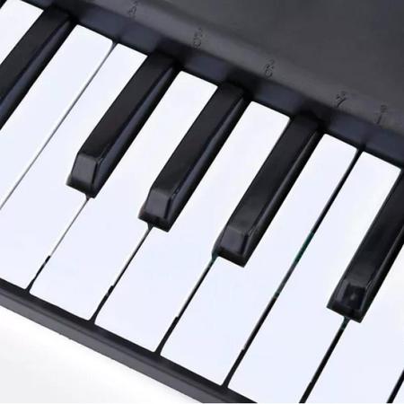 Teclado Piano Musical Infantil Com Microfone Hs5460a - Dm Toys
