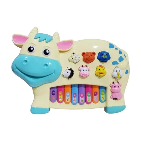 Piano Musical Teclado Fazenda Bebê Brinquedo Infantil - DengoToys