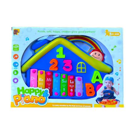 BRINQUEDO PARA BEBE INFANTIL TECLADO PIANO INTERATIVO MUSICA