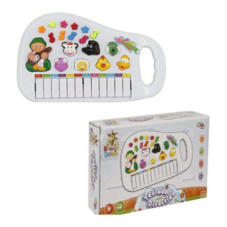 Imagem de Teclado Piano Musical Fazendinha p/ Bebês - Sons - WellKids