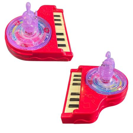 Teclado piano musical infantil fun time com luz a pilha - MOHNISH - Piano /  Teclado de Brinquedo - Magazine Luiza